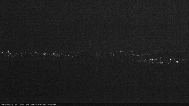 Lake Travis webcam, December 18, 2018 7:35 PM CT