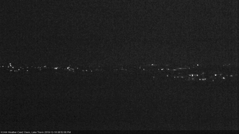 Lake Travis webcam, December 18, 2018 7:55 PM CT