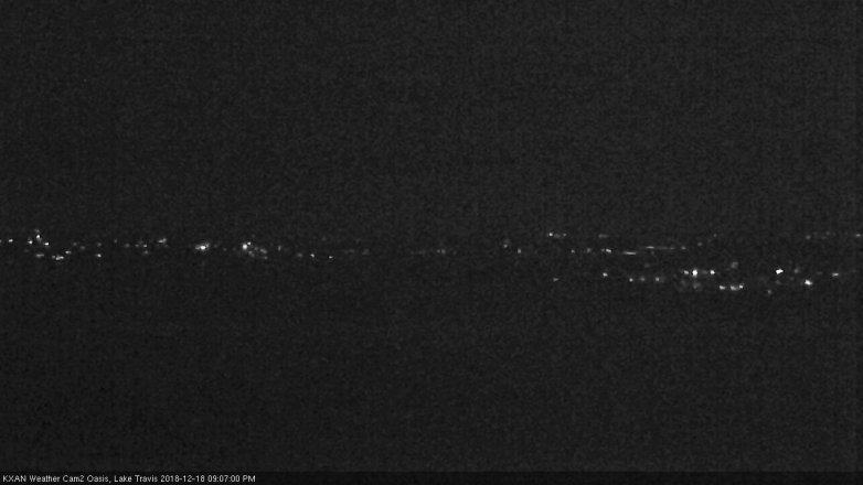 Lake Travis webcam, December 18, 2018 8:10 PM CT
