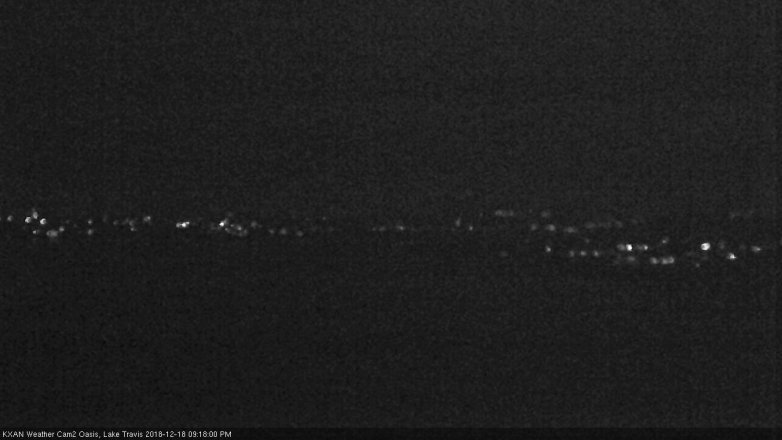 Lake Travis webcam, December 18, 2018 8:20 PM CT
