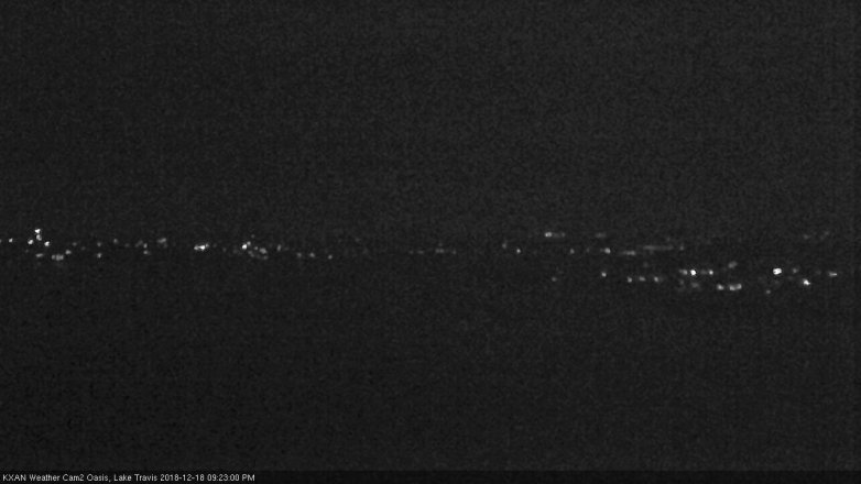 Lake Travis webcam, December 18, 2018 8:25 PM CT