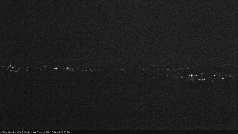 Lake Travis webcam, December 18, 2018 8:40 PM CT