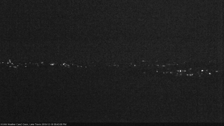 Lake Travis webcam, December 18, 2018 8:45 PM CT