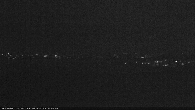 Lake Travis webcam, December 18, 2018 8:50 PM CT