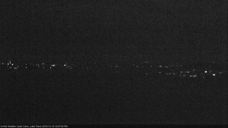 Lake Travis webcam, December 18, 2018 9:10 PM CT