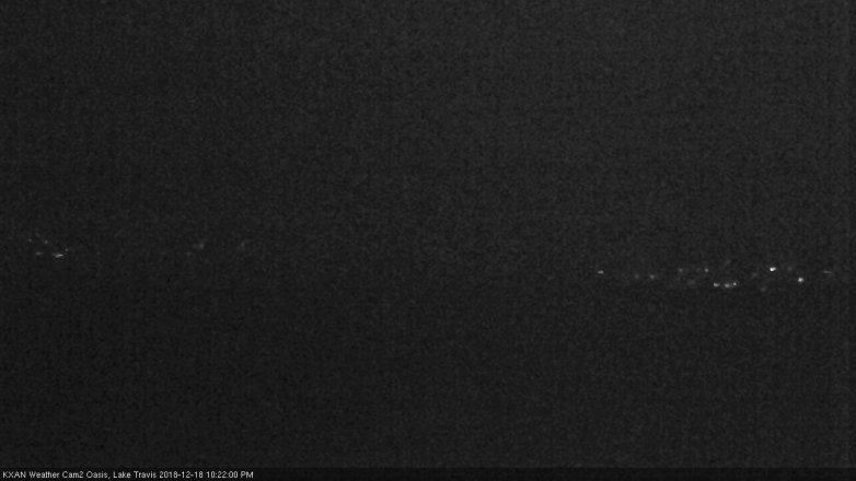 Lake Travis webcam, December 18, 2018 9:25 PM CT