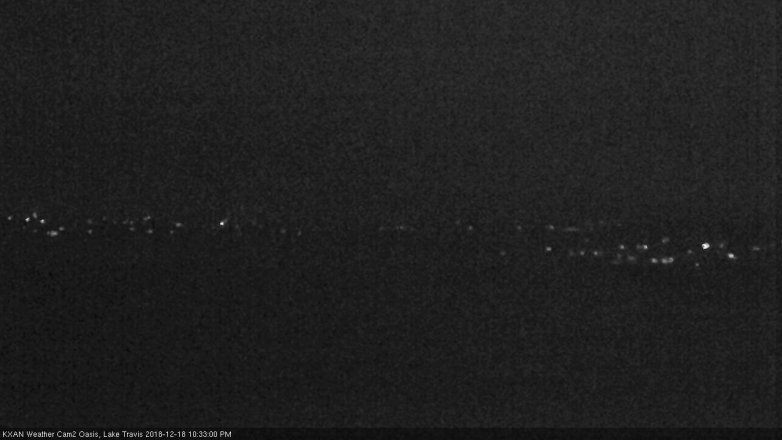 Lake Travis webcam, December 18, 2018 9:35 PM CT