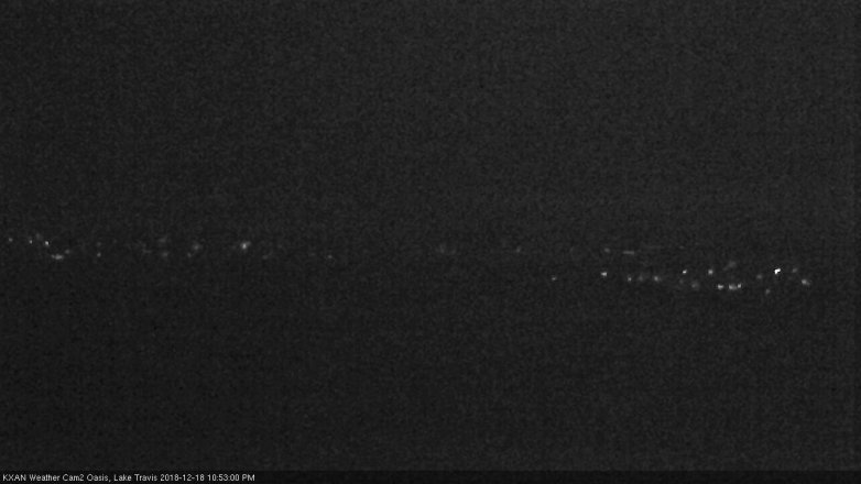 Lake Travis webcam, December 18, 2018 9:55 PM CT