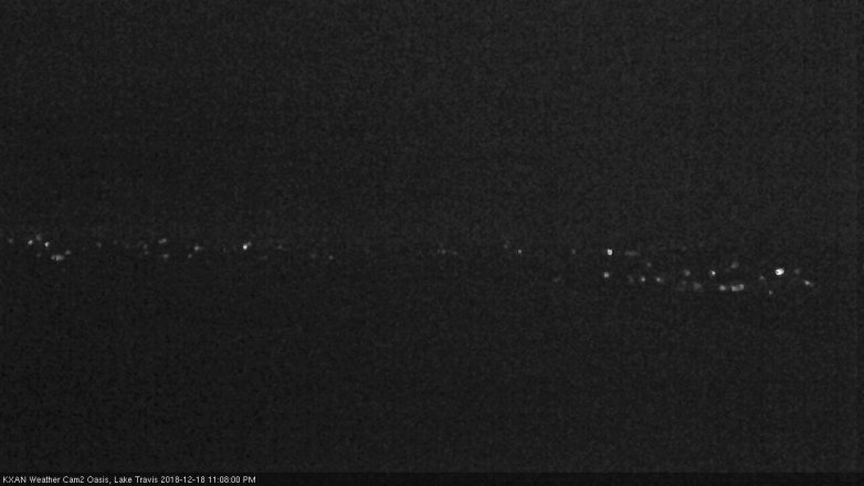 Lake Travis webcam, December 18, 2018 10:10 PM CT