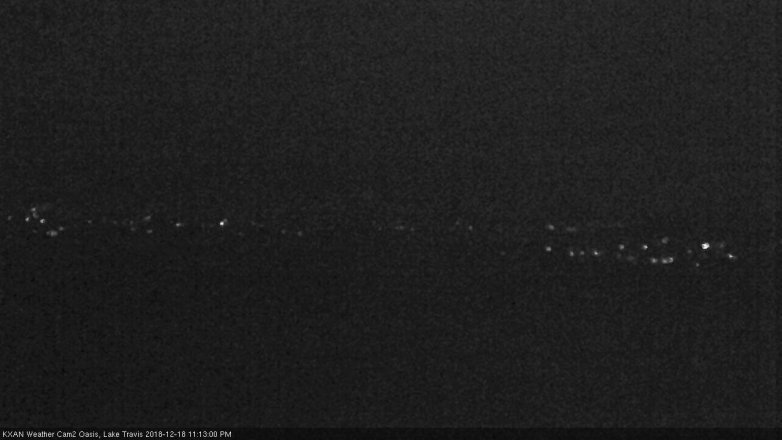 Lake Travis webcam, December 18, 2018 10:15 PM CT