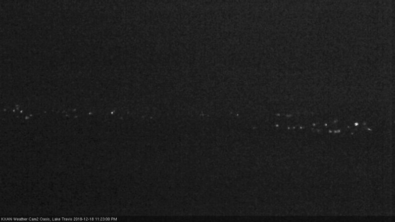Lake Travis webcam, December 18, 2018 10:25 PM CT