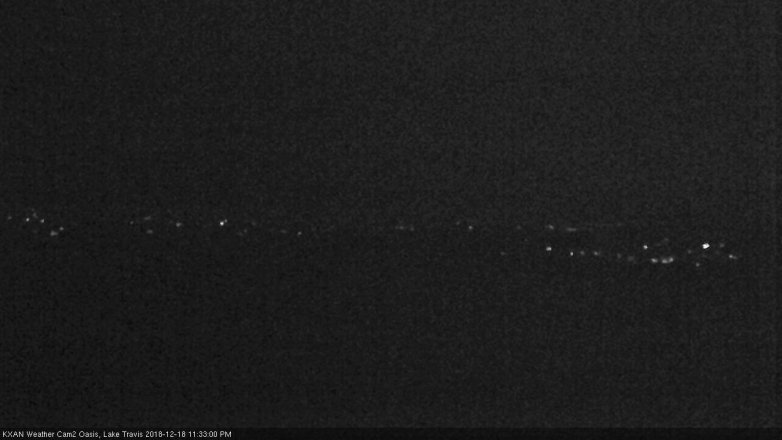 Lake Travis webcam, December 18, 2018 10:35 PM CT