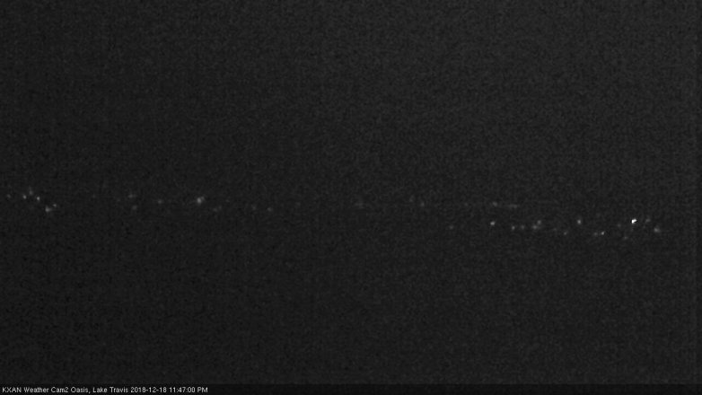 Lake Travis webcam, December 18, 2018 10:50 PM CT