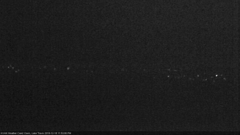 Lake Travis webcam, December 18, 2018 10:55 PM CT