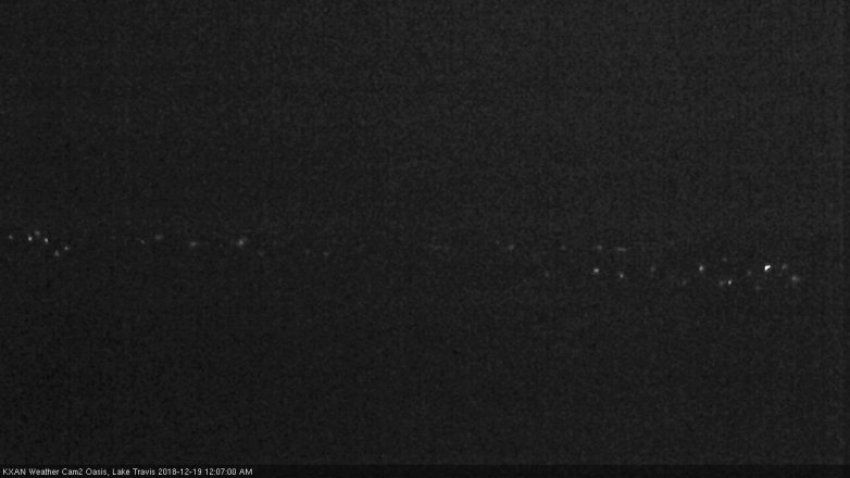 Lake Travis webcam, December 18, 2018 11:10 PM CT