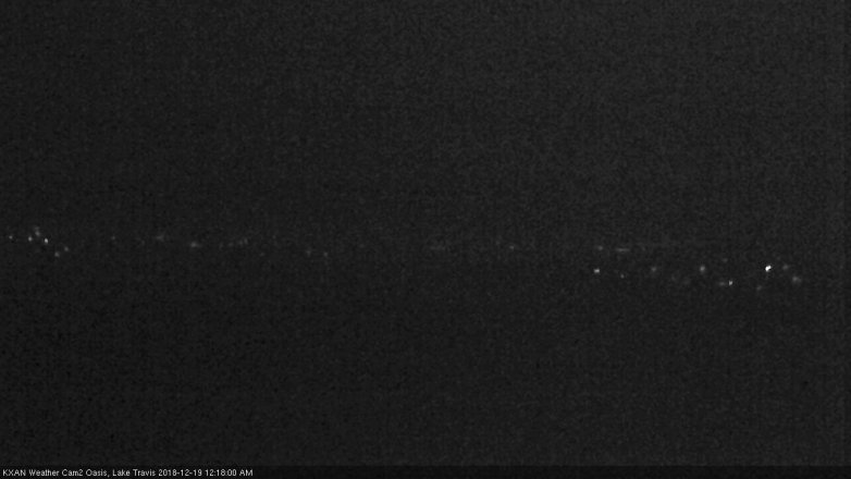Lake Travis webcam, December 18, 2018 11:20 PM CT