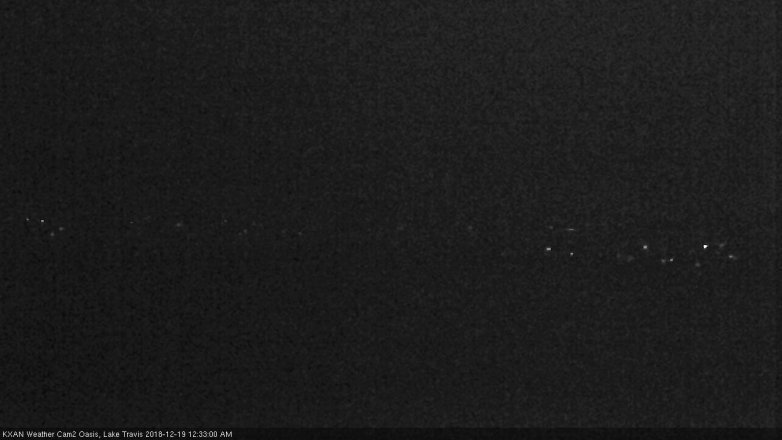 Lake Travis webcam, December 18, 2018 11:35 PM CT