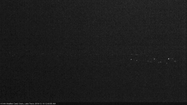 Lake Travis webcam, December 18, 2018 11:45 PM CT