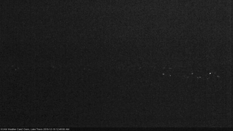 Lake Travis webcam, December 18, 2018 11:50 PM CT