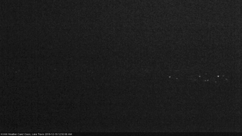 Lake Travis webcam, December 18, 2018 11:55 PM CT