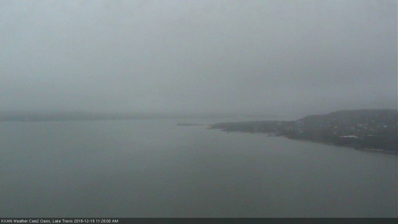 Lake Travis webcam, December 19, 2018 10:30 AM CT