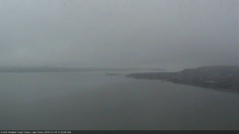 Lake Travis webcam, December 19, 2018 10:35 AM CT