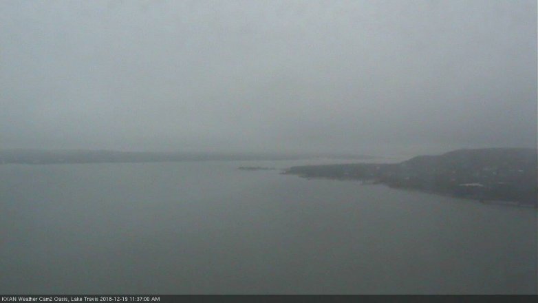 Lake Travis webcam, December 19, 2018 10:40 AM CT