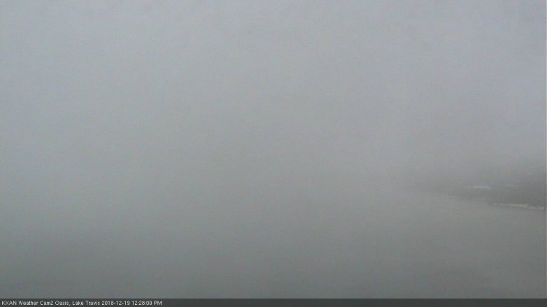Lake Travis webcam, December 19, 2018 11:30 AM CT