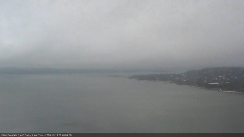 Lake Travis webcam, December 19, 2018 12:45 PM CT