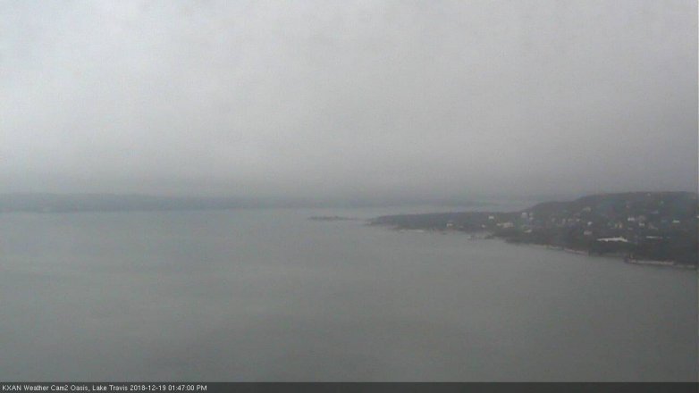 Lake Travis webcam, December 19, 2018 12:50 PM CT