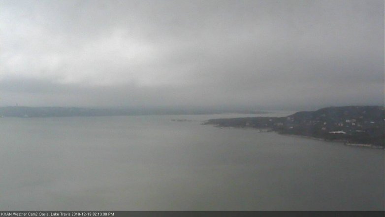 Lake Travis webcam, December 19, 2018 1:15 PM CT