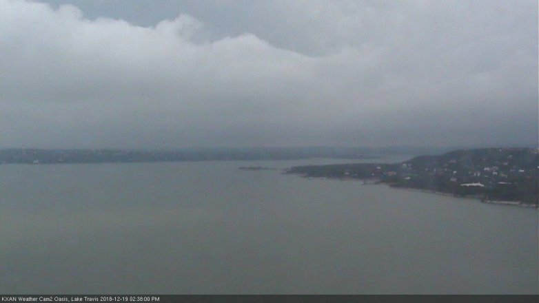 Lake Travis webcam, December 19, 2018 1:40 PM CT
