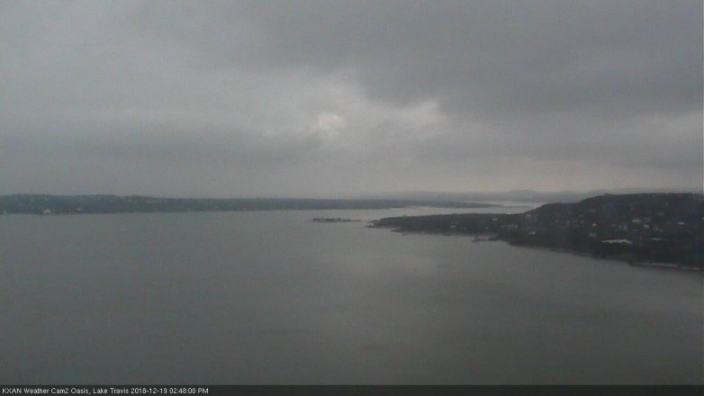 Lake Travis webcam, December 19, 2018 1:50 PM CT