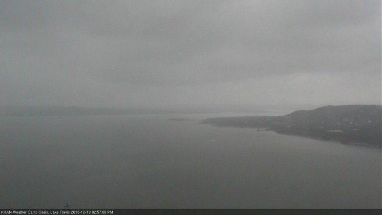 Lake Travis webcam, December 19, 2018 2:00 PM CT