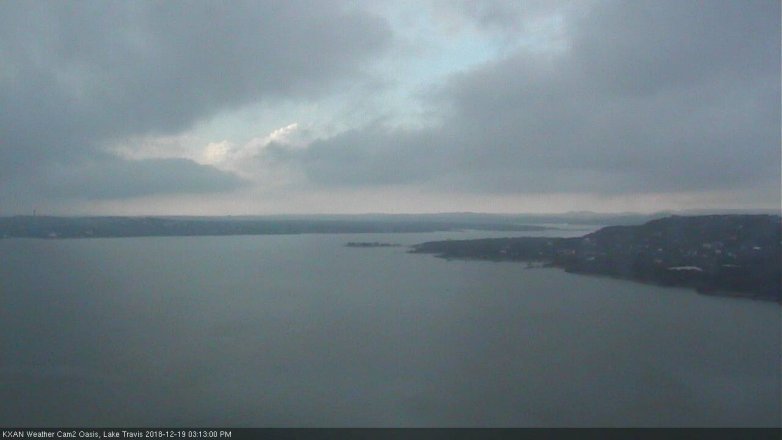Lake Travis webcam, December 19, 2018 2:15 PM CT