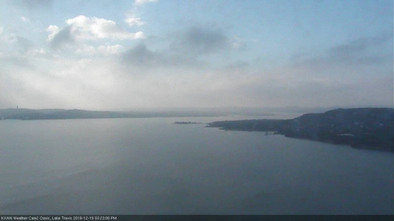 Lake Travis webcam, December 19, 2018 2:25 PM CT