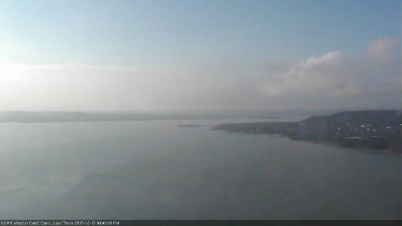 Lake Travis webcam, December 19, 2018 2:45 PM CT