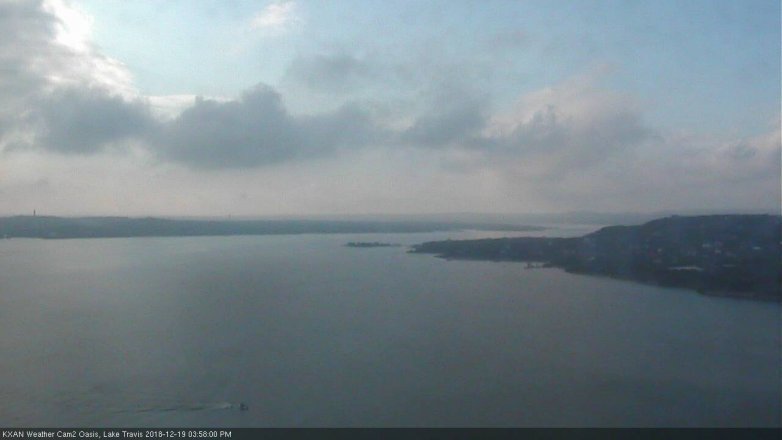 Lake Travis webcam, December 19, 2018 3:00 PM CT