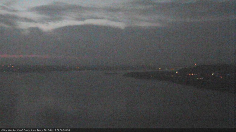 Lake Travis webcam, December 19, 2018 5:10 PM CT