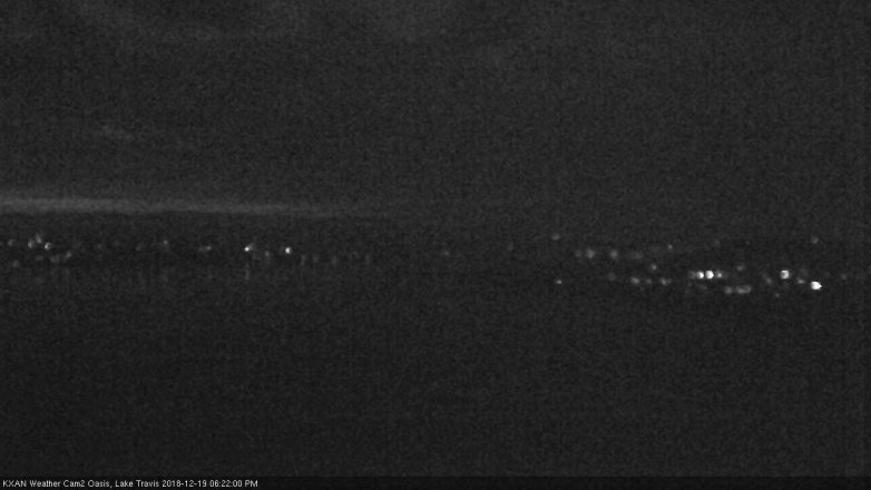 Lake Travis webcam, December 19, 2018 5:25 PM CT