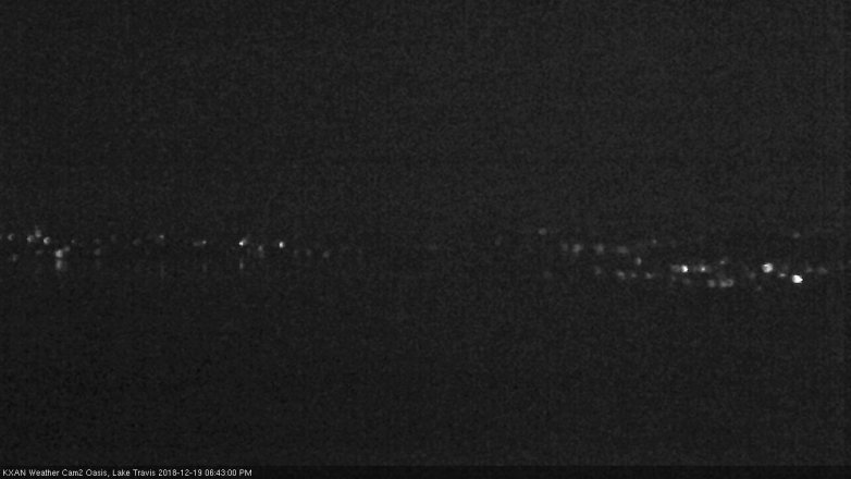 Lake Travis webcam, December 19, 2018 5:45 PM CT