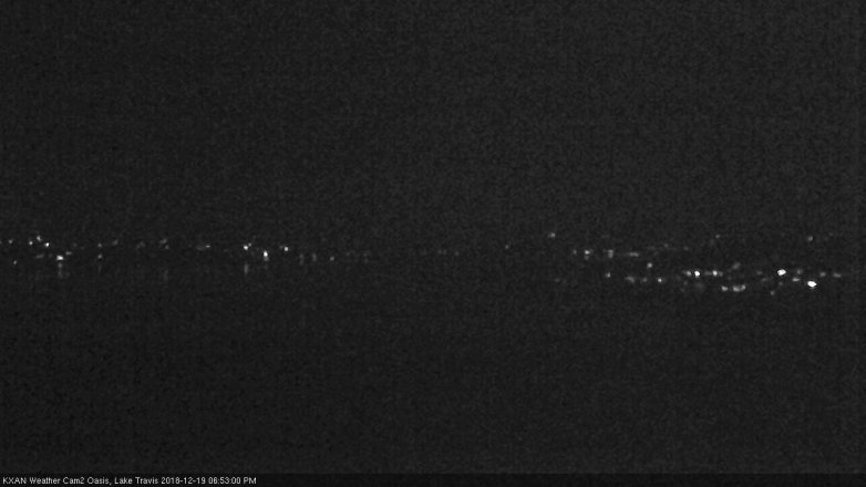 Lake Travis webcam, December 19, 2018 5:55 PM CT