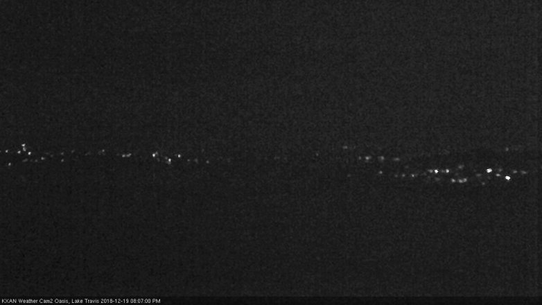 Lake Travis webcam, December 19, 2018 7:10 PM CT