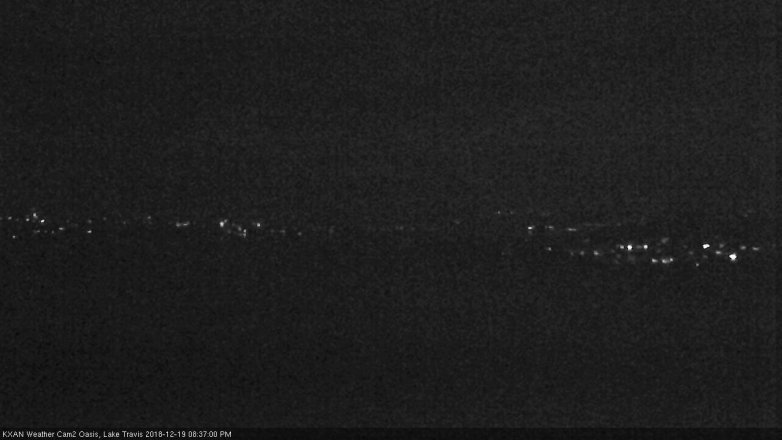 Lake Travis webcam, December 19, 2018 7:40 PM CT
