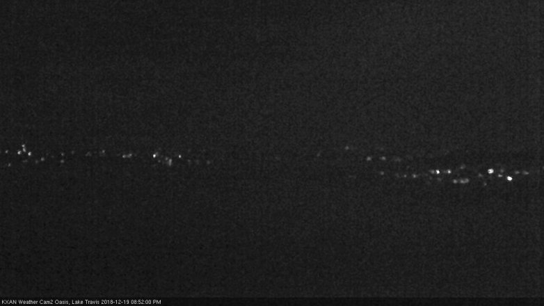 Lake Travis webcam, December 19, 2018 7:55 PM CT
