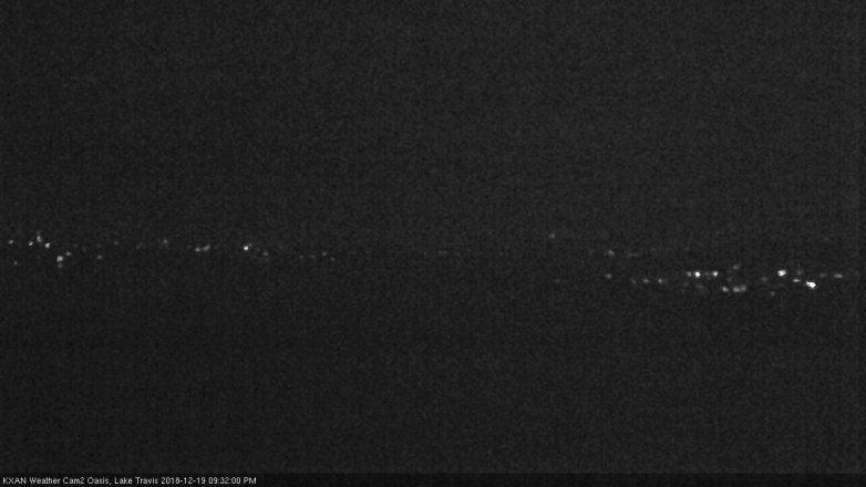 Lake Travis webcam, December 19, 2018 8:35 PM CT