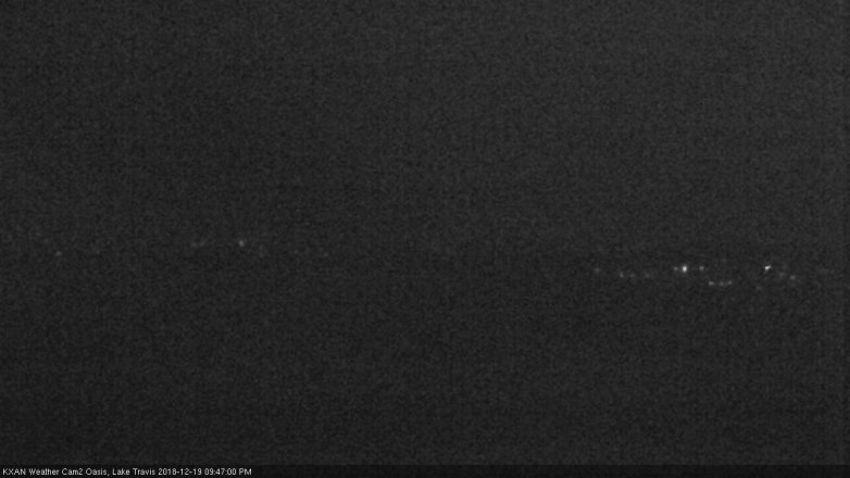 Lake Travis webcam, December 19, 2018 8:50 PM CT