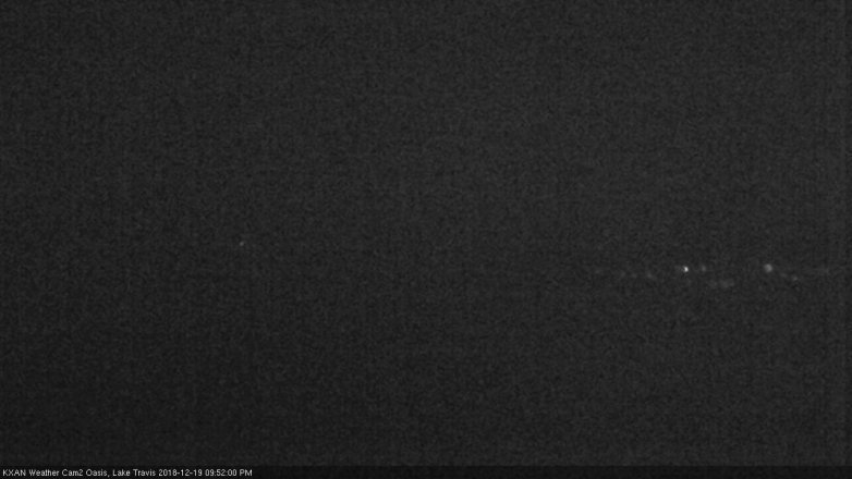 Lake Travis webcam, December 19, 2018 8:55 PM CT