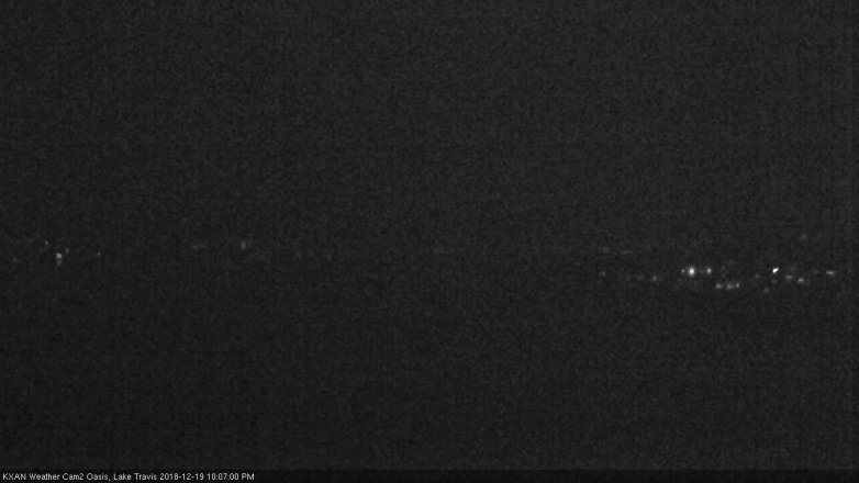 Lake Travis webcam, December 19, 2018 9:10 PM CT