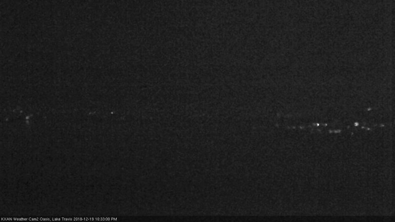 Lake Travis webcam, December 19, 2018 9:35 PM CT